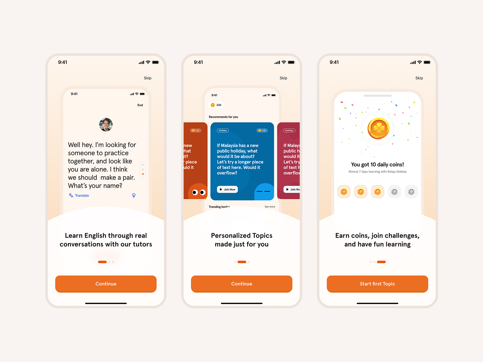 Welcome page highlighting KS value propositions