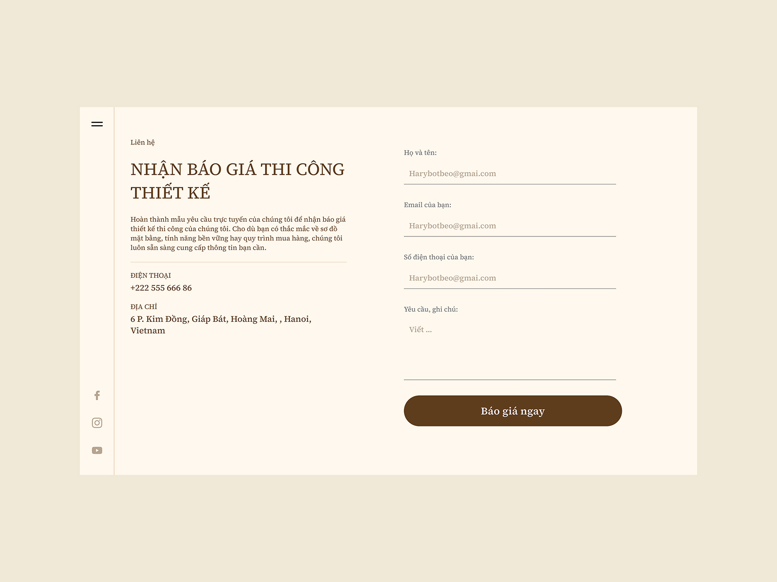 Editable announcement draft